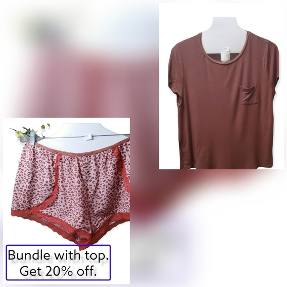 Aeropostale Seriously Soft Perfect Crew Pocket Tee Size XL Copper - Picture 8 of 8